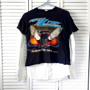 Vintage 80's ZZTop Concert Tee